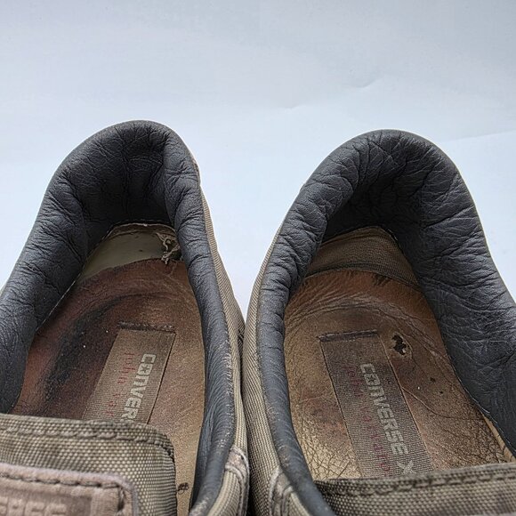 Converse x John Varvatos Mens Size 11 Gray Laceless Slip On Sneakers 153901C - Picture 6 of 13